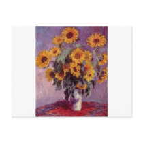 Claude Monet Bouquet of Sunflowers Post Cards