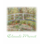 Claude Monet - Bridge Over a Pond of Water Lilies t-shirts