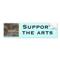 Claude Monet Bumper Sticker