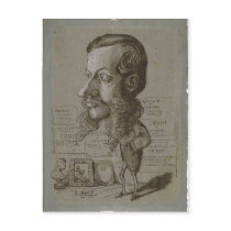 Claude Monet Caricature of L?on Manchon c. 1855-18