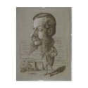 Claude Monet Caricature of L?on Manchon c. 1855-18 postcards