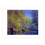 Claude Monet painting bend in Epte near Giverny Post Card