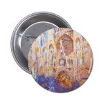 Claude Monet - Rouen Cathedral Buttons