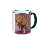 Claude Monet Sunflowers Coffee Mugs
