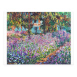 Claude Monet - The Artist's Garden at Givern Post Card