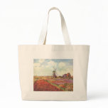 Claude Monet Tulips in Holland Tote Bags