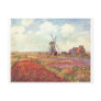 Claude Monet Tulips in Holland Post Card