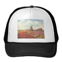 Claude Monet Tulips in Holland Trucker Hat