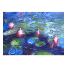 Claude Monet: Water Lilies 2 Personalized Invite