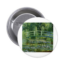 Claude Monet Water Lilies and Japanese Bridge Pins
