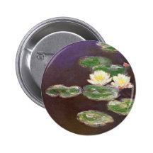Claude Monet - Waterlilies Pinback Button