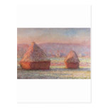 Claude Monet - White Frost Sunrise Post Cards