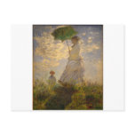 Claude Monet: Woman with a Parasol, 1875 postcards