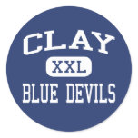 Clay - Blue Devils - High - Green Cove Springs stickers
