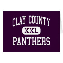 Clay County - Panthers - High - Ashland Alabama Cards