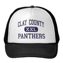 Clay County - Panthers - High - Ashland Alabama Trucker Hats