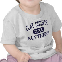 Clay County - Panthers - High - Ashland Alabama T Shirts