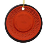 CLAY PIGEON ORNAMENT