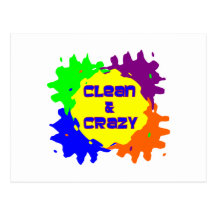 Clean & Crazy Postcards