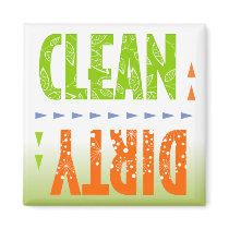 Clean/Dirty Dish Washer Magnet