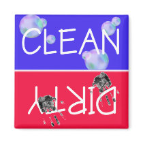 CLEAN-DIRTY Dishwasher Magnet
