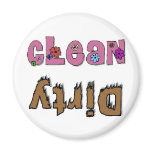 Clean Dirty Dishwasher Magnet