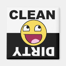 Clean Dirty Dishwasher magnet