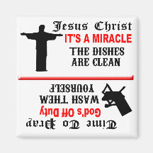 Clean Dirty Dishwasher magnet