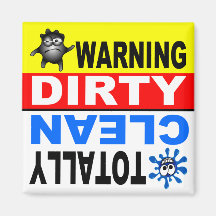 Clean Dirty Dishwasher magnet