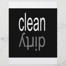 Clean/Dirty Dishwasher Magnet Custom Flyer