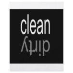 Clean/Dirty Dishwasher Magnet flyers