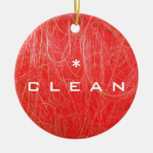 CLEAN DIRTY Dishwasher Ornament