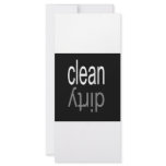 Clean/Dirty Dishwasher rack cards