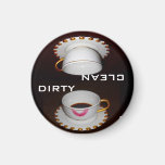 Clean Dirty Dishwasher Sign Magnet