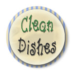 Clean Dishes magnets