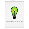 Clean Energy Bulb - Card