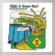 Clean & Green Day! Poster