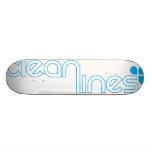 Clean Lines Team Deck Skateboard Deck