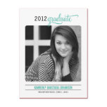 Clean Look Graduation Announcement/Invite Postcard