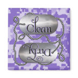 Clean N Dirty Dog Tags 1 (Dishwasher Magnet)