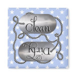 Clean N Dirty Dog Tags 9 (Dishwasher Magnet)