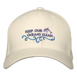 Clean Oceans embroidered hats