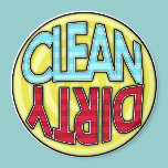 Clean or Dirty Dishwasher Magnet magnets