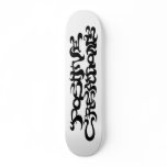 Clean P.C. Lettering Skateboard