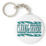 Clean & Serene keychains