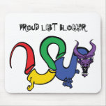 cleancolordragonbig [tranz], PROUD LGBT BLOGGER Mouse Mat