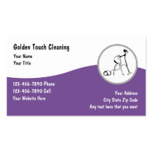 Cleaning Business Cards
