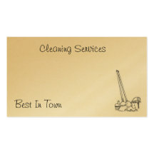 Cleaning Card Business Card Templates