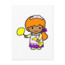 Cleaning Girl Post Card