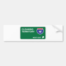 Cleaning Next Exit Bumper Stickers